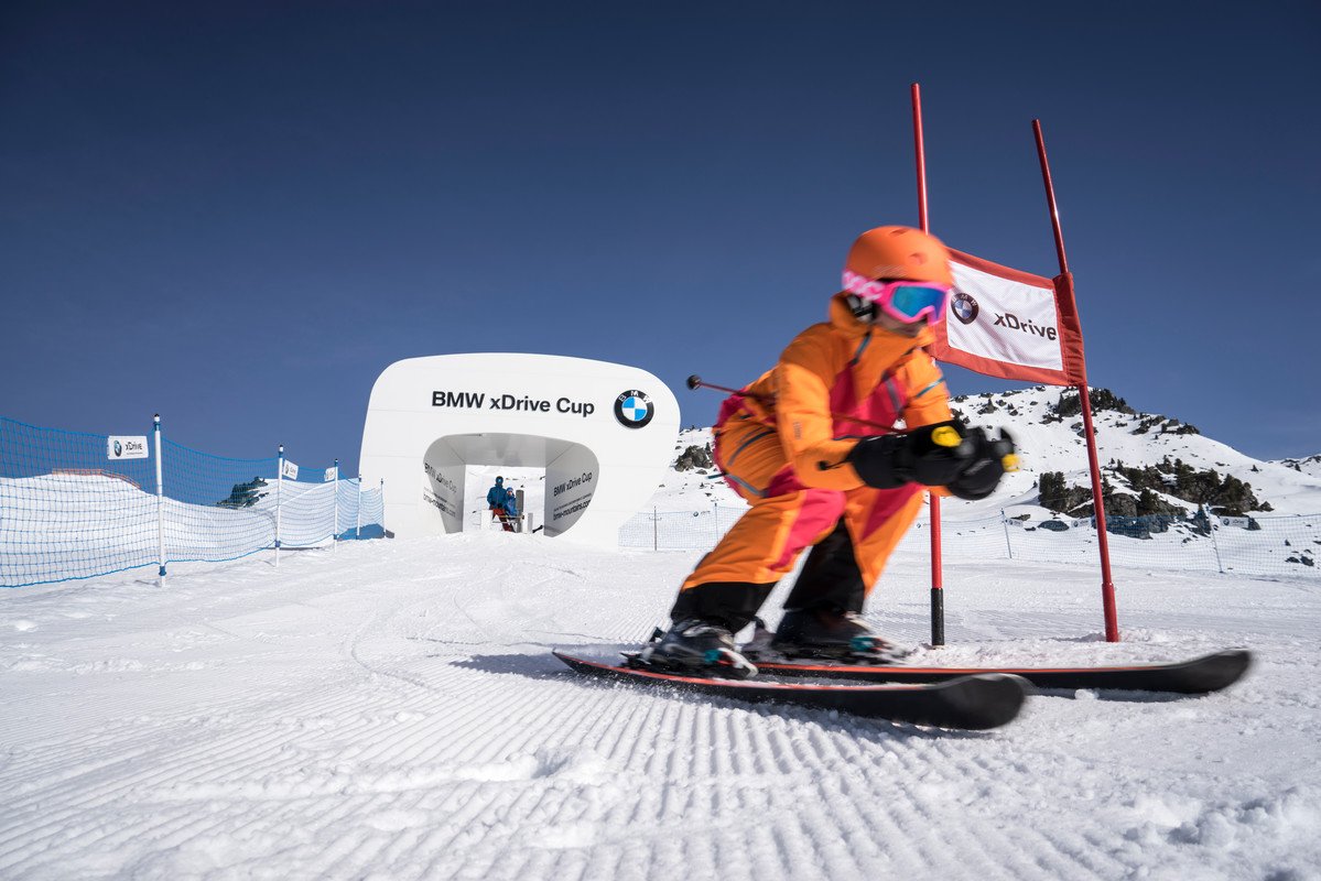 SkiMovie Piste BMW xDrive Cup Infrastructure in Saalbach